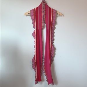 Echo Accessories - Echo // Frilly Multicolour Knit Scarf Echo Accessories - Echo // Frilly Multicolour Knit Scarf